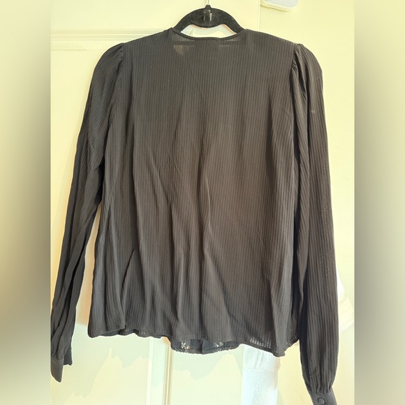 Sezane Karina Blouse in Black Size 38 - Picture 4 of 4